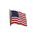 1" Enamel Pin American Flag